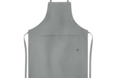 eco-friendly hemp apron in grey