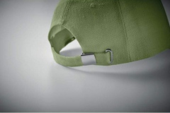 eco-friendly hemp cap in green